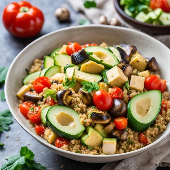 Tofu Kasundi Poke Bowl