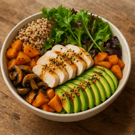 Chicken Bush Tukka Poke Bowl