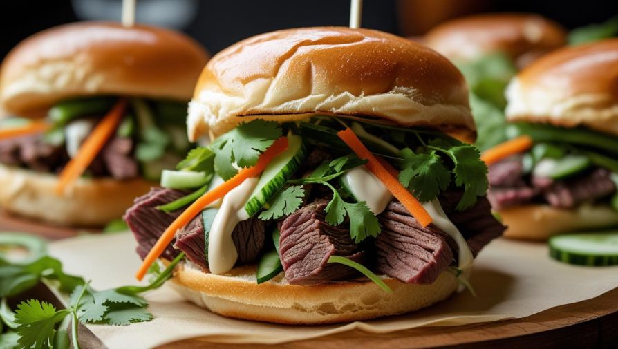 Beef Cheek Banh Mi Slider