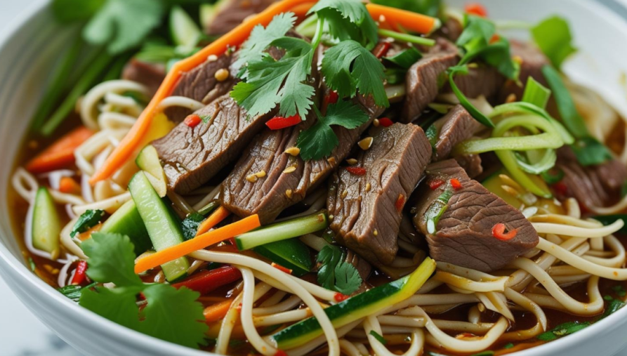 Thai style Emu noodle salad 1kg