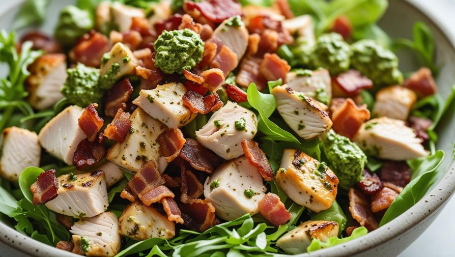Chicken, Bacon & Pesto Salad 1kg