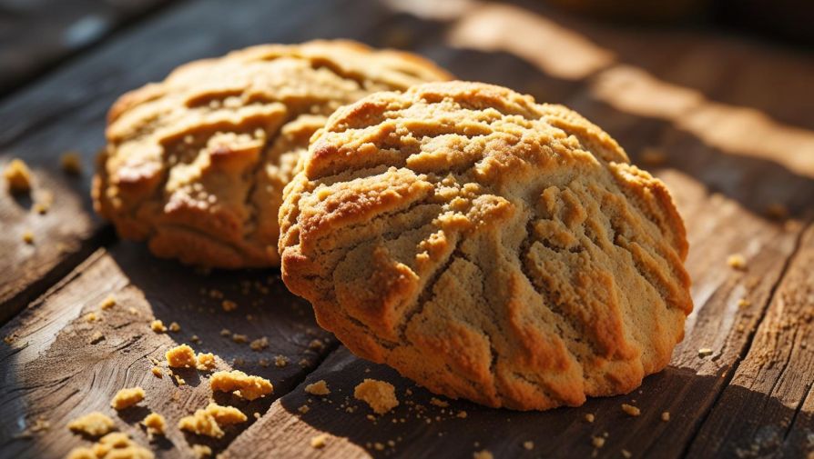 Ginger Spiced Biscuit w/ Macadamia 