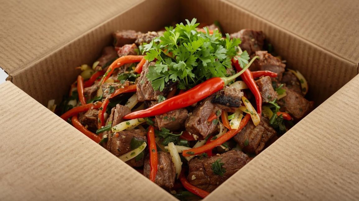 Thai style Emu noodle salad 1kg