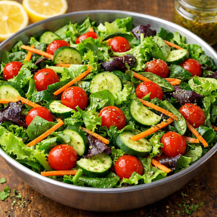 Garden Salad, Lemon Myrtle Vinaigrette (1kg)