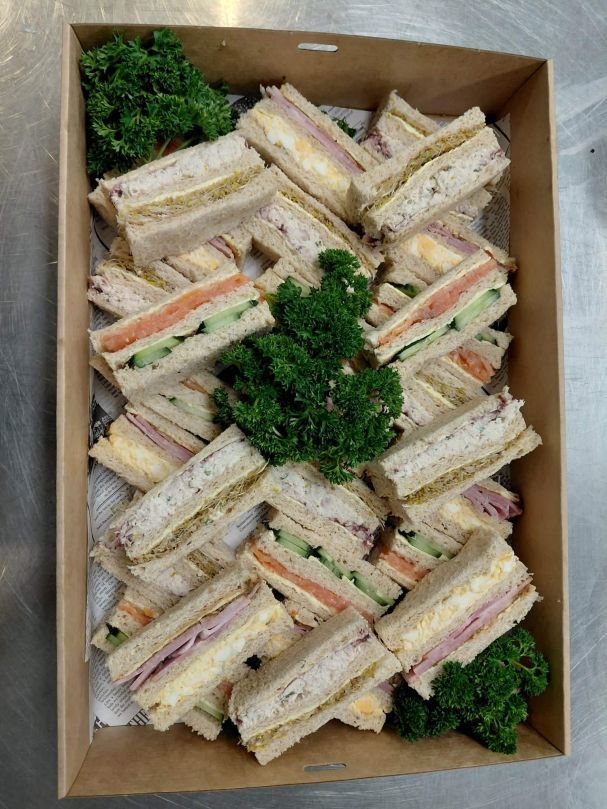 Ribbon Sandwiches - Ham, Chicken, Salmon (L)