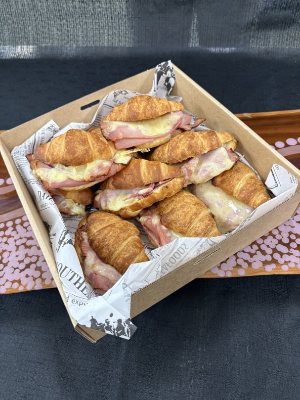 Ham & Cheese Croissant W/ Pigface Mustard Pickle