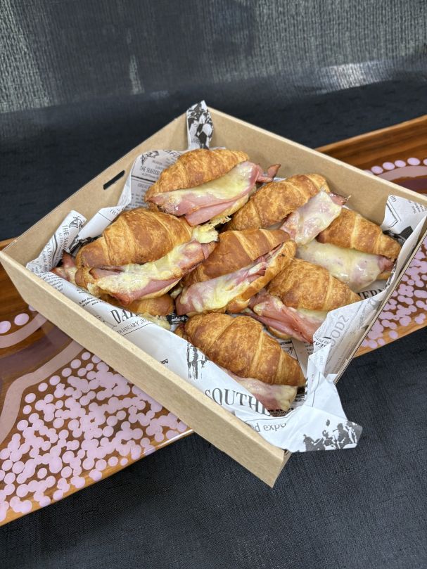 Ham & Cheese Croissant W/ Pigface Mustard Pickle