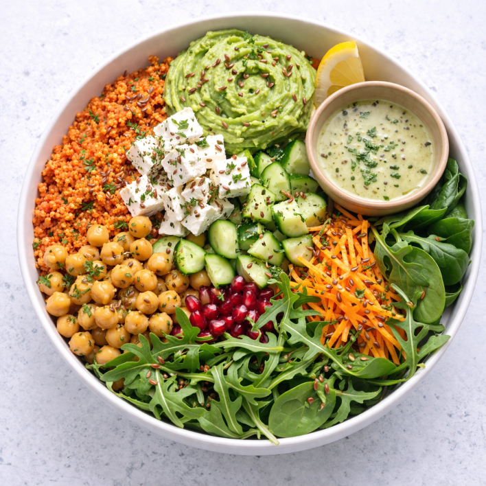 Feta Avocado Balance Bowl