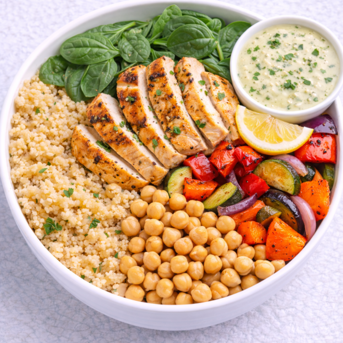 Warm Comfort Chicken Bowl 