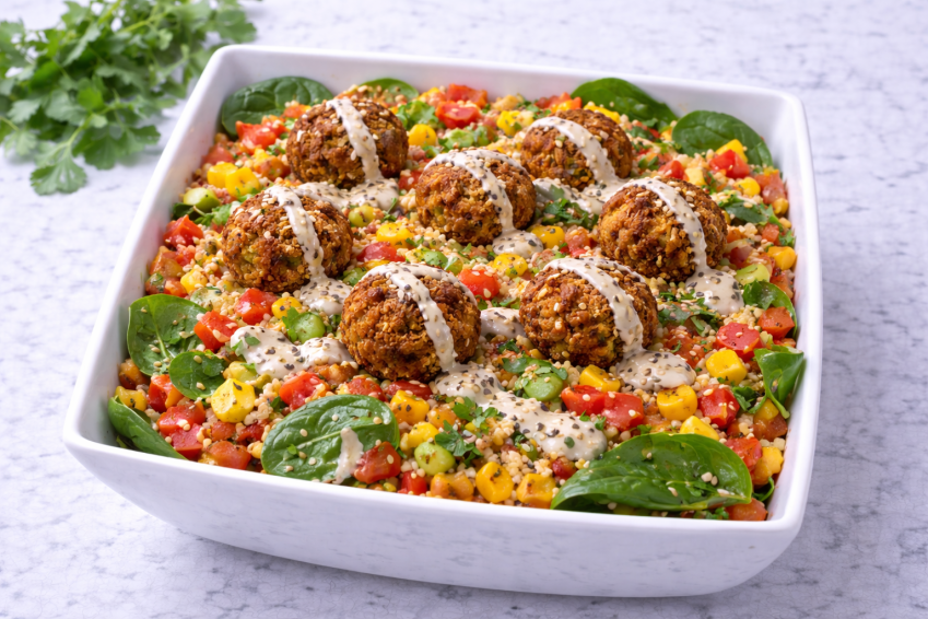 Falafel Couscous Salat