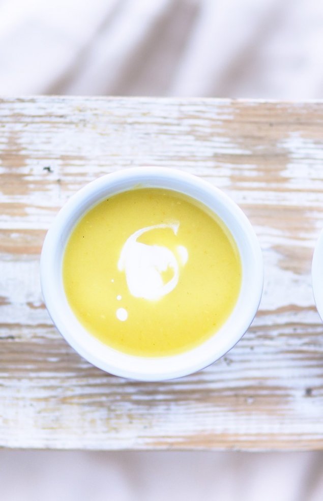 Blumenkohl-Frischkäse-Suppe