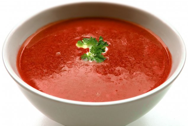Tomaten-Basilikum-Suppe