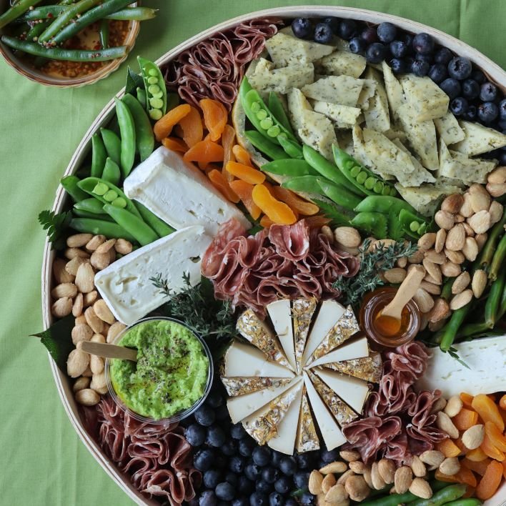 *NEW* First Bloom Combination Cheese and Charcuterie Tray F44