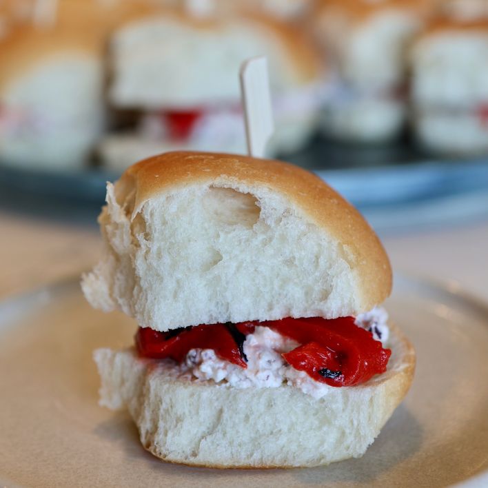 Vegetarian Muffaletta Sliders