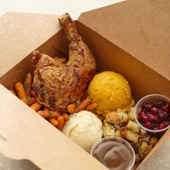Individual Festive Chicken Lunch