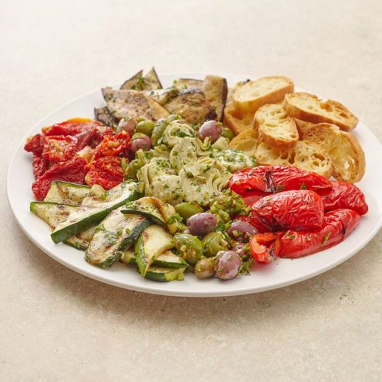 Grilled Marinated Antipasto Vegetable Platter