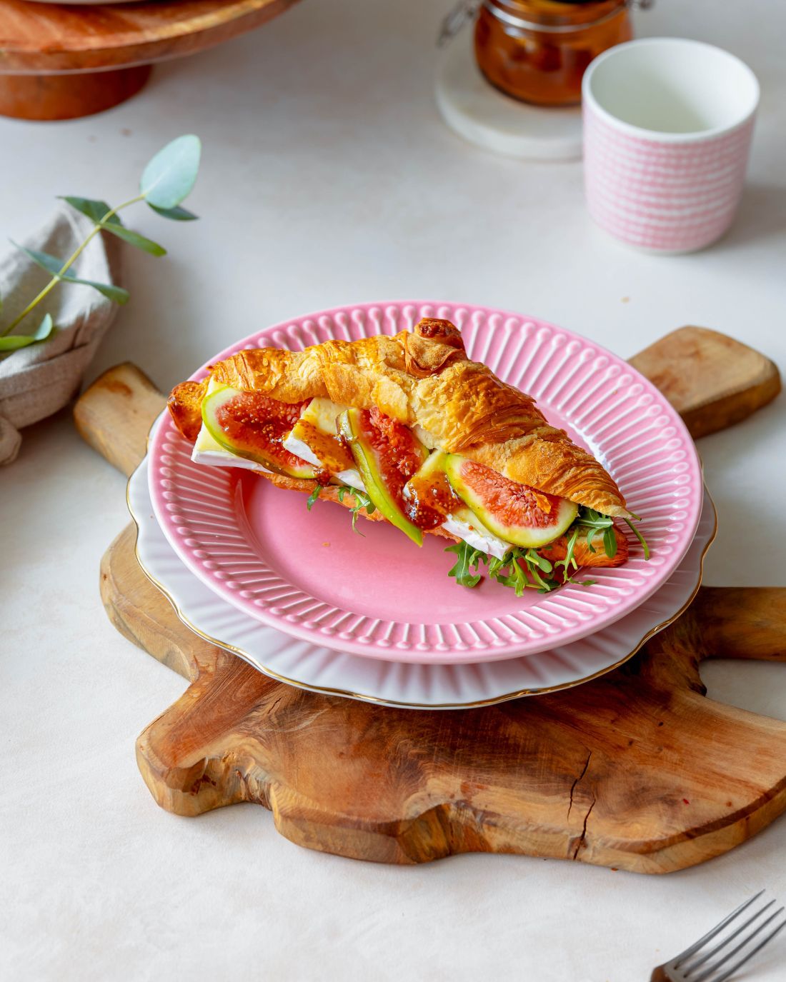 Fig & Brie Mini Croissant 