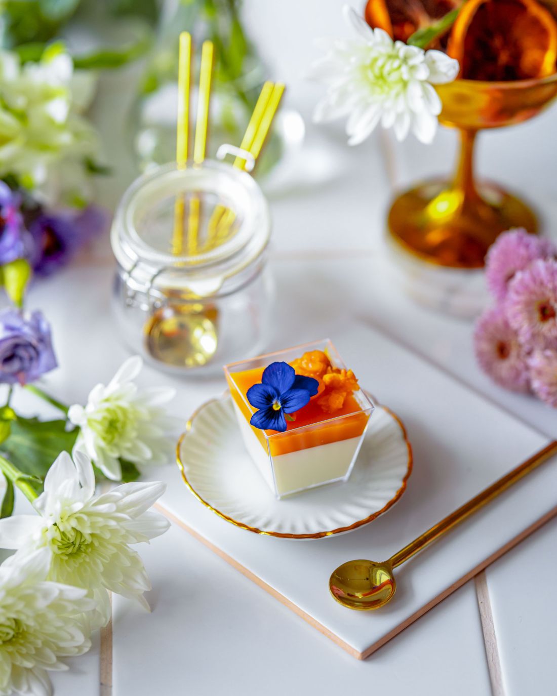 Sea buckthorn Panna cotta