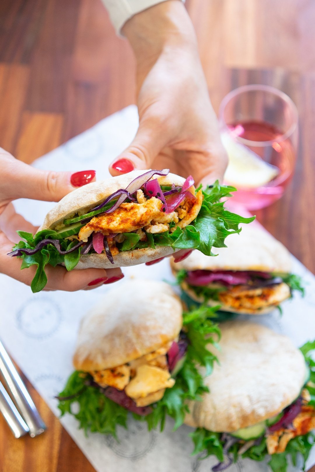 Mediterranean Filled Pitas