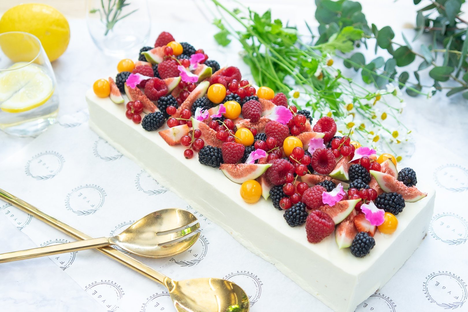 Bourbon-Vanilla Layered Cake