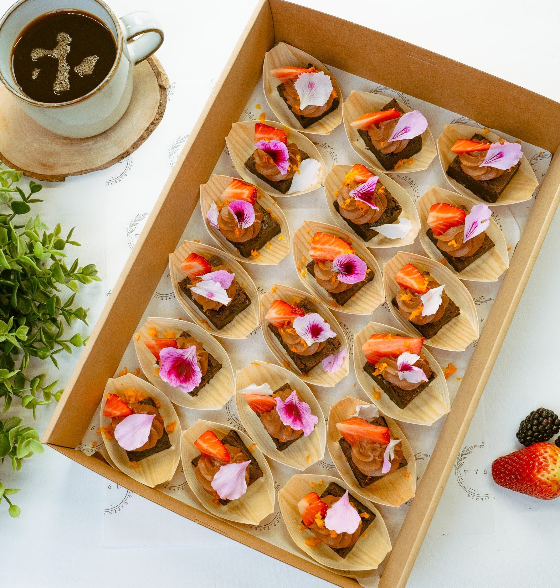  Valrhona Dark Chocolate Vegan Mudcake Bite