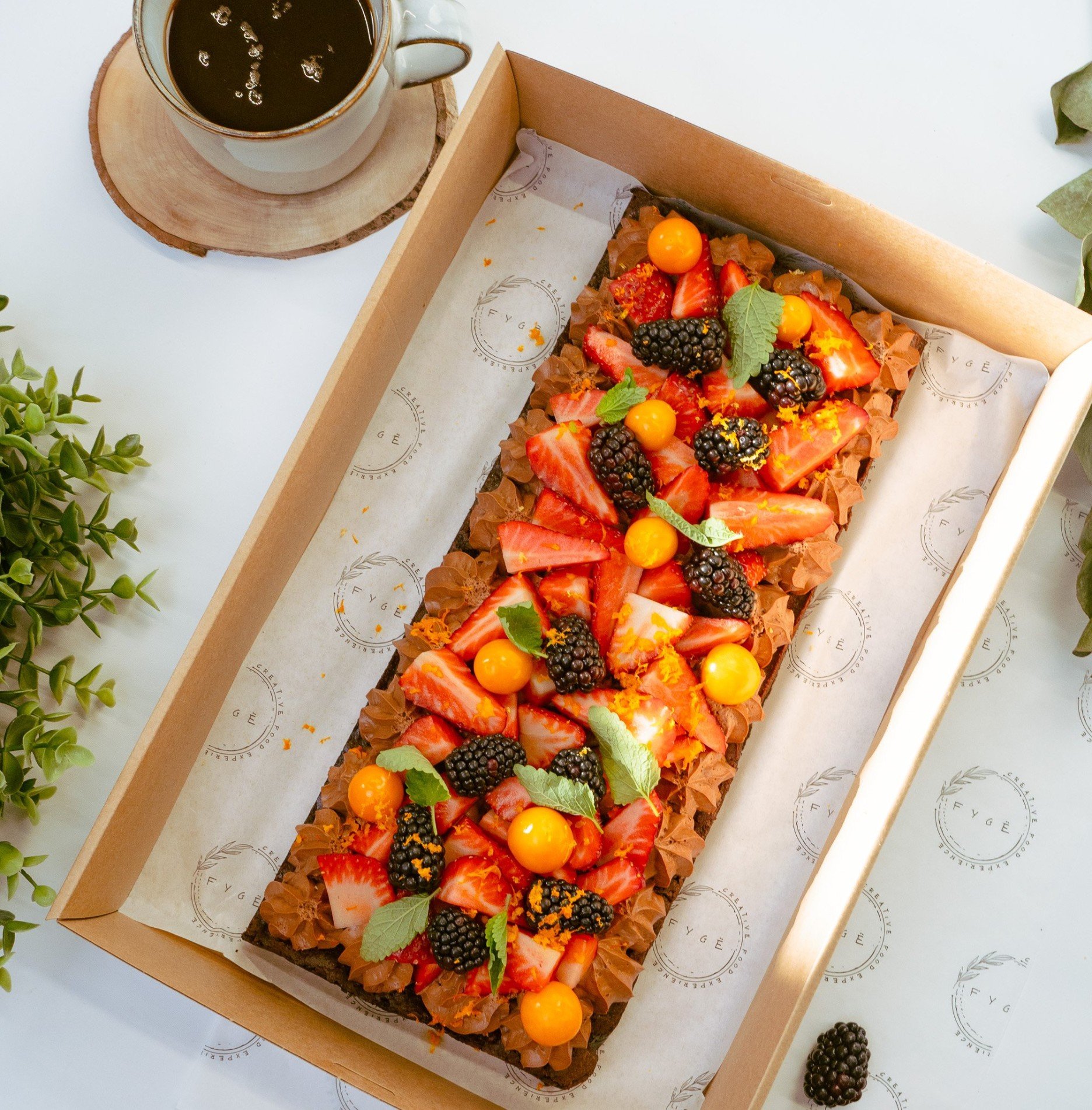  Valrhona Dark Chocolate Vegan Mudcake 