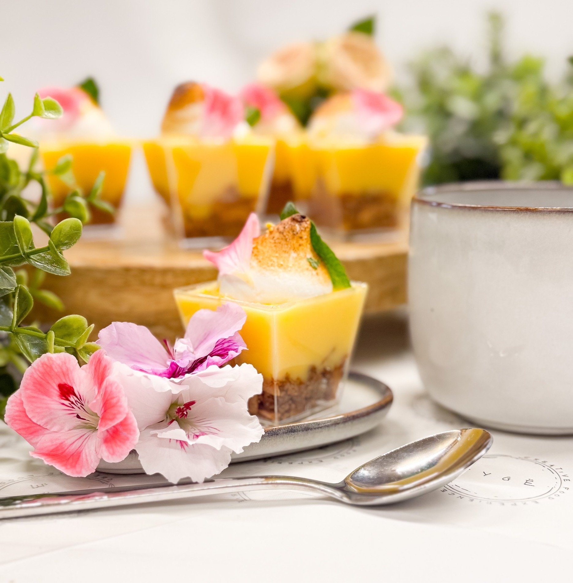 Lemon Meringue and Brown Butter Crumble Cup