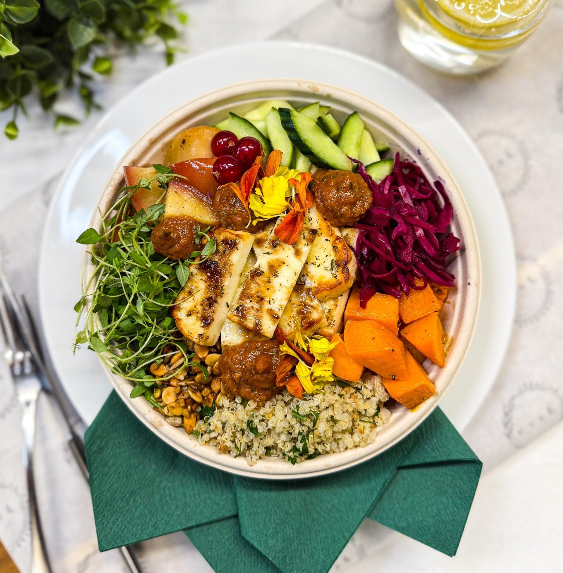 Harvest Halloumi Bowl (new!)