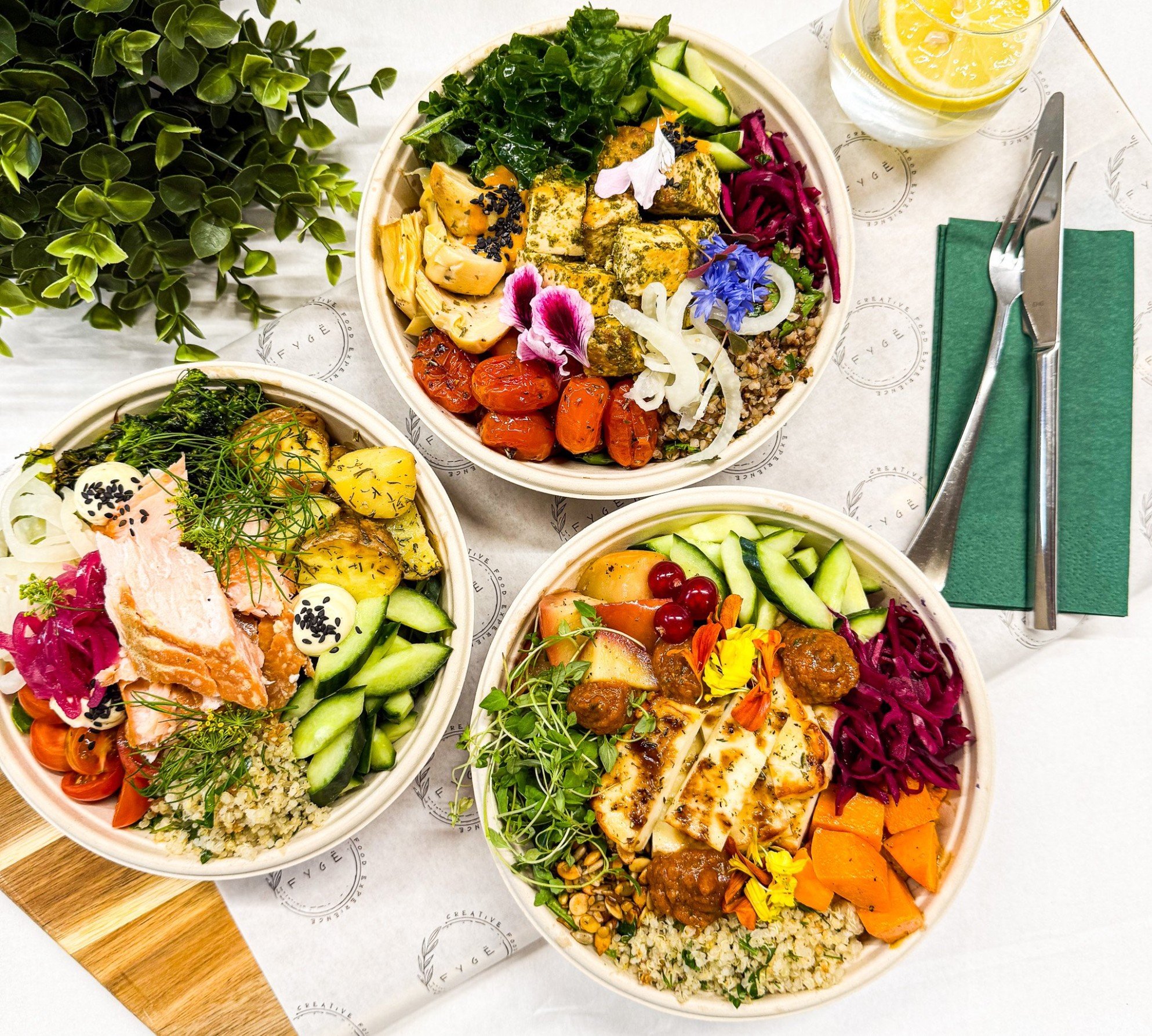 Mediterranean Tofu & Buckwheat Bowl (new!) 
