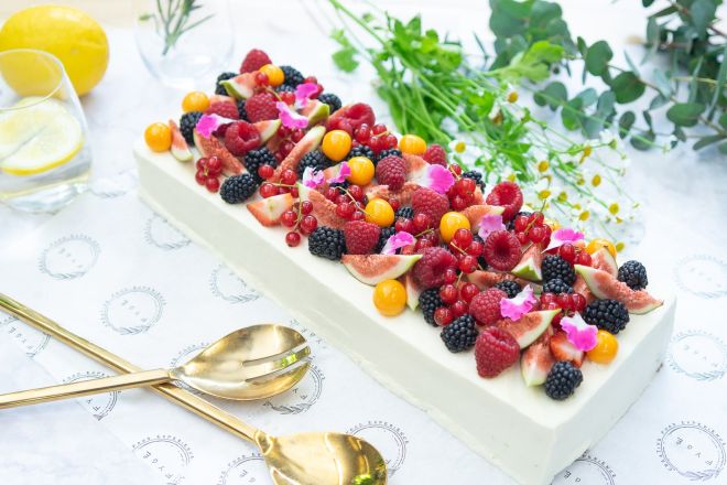 Bourbon-Vanilla Layered Cake