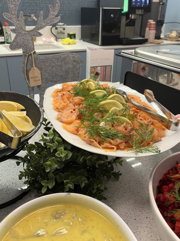 Traditional Christmas Table