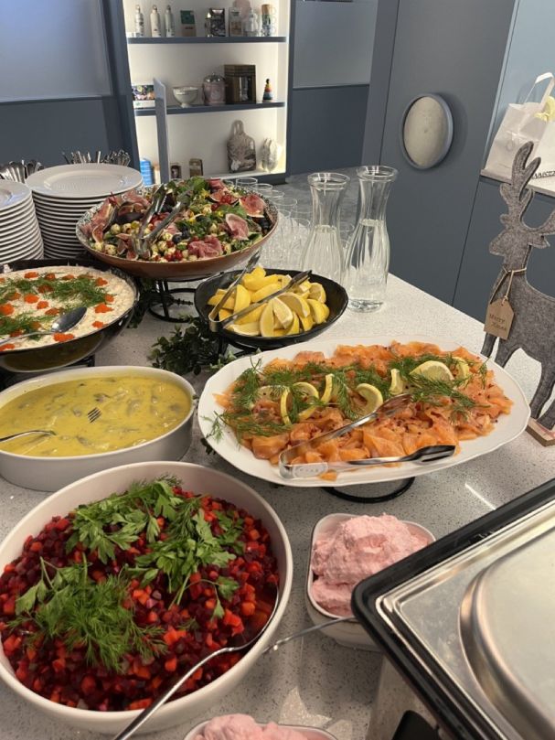 Traditional Christmas Table