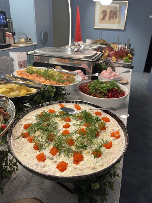 Traditional Christmas Table