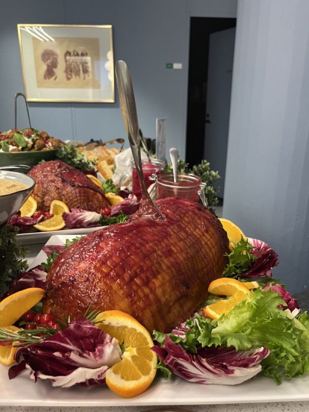 Traditional Christmas Table