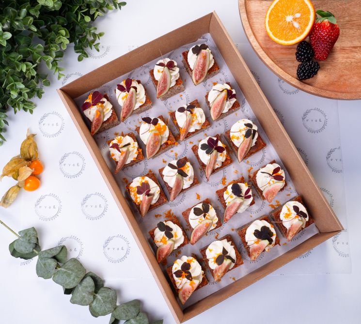 Banana Bread with Whipped Bourbon-Vanilla Cream