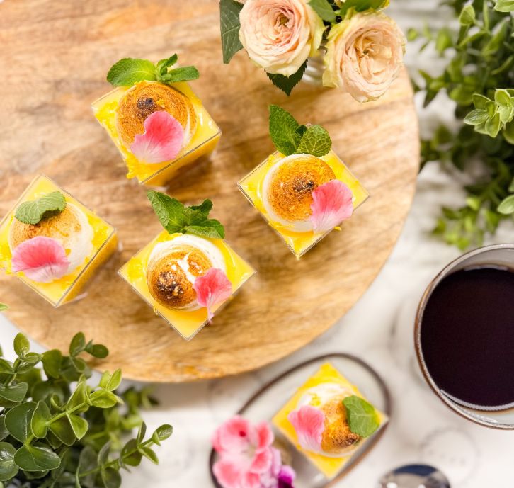 Lemon Meringue and Brown Butter Crumble Cup