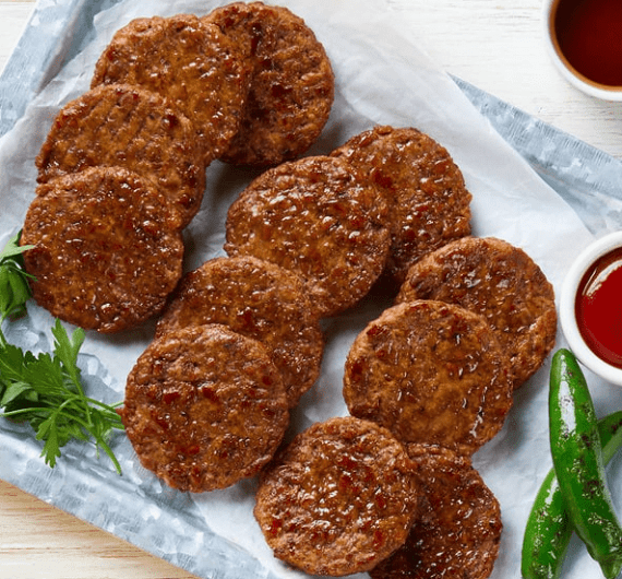 Beyond Meat Vegan Sausage Patties, serves 10-12