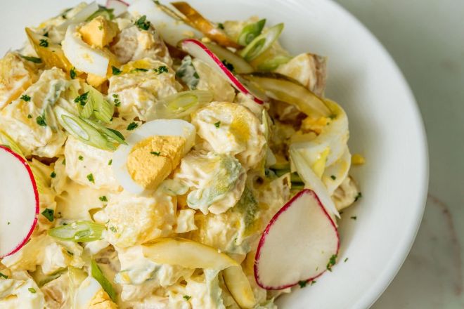 Yukon Gold Potato Salad, serves 10-12