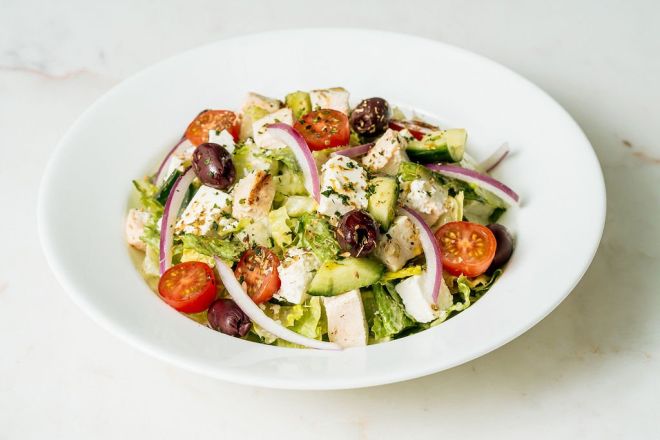 Greek,  serves 10-12