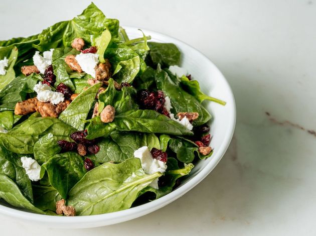 Spinach Pecan Salad, individual