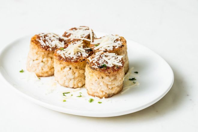 Wild Mushroom Risotto Cakes