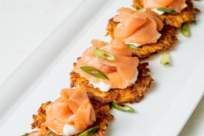 Bite-sized Potato Latkes