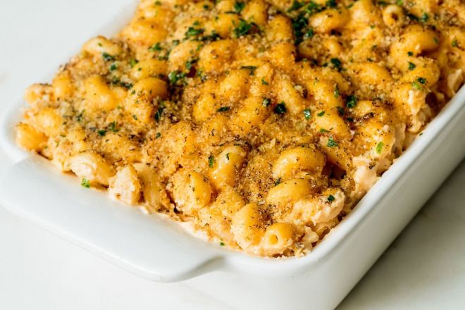 Mac N Cheese, serves 10-12