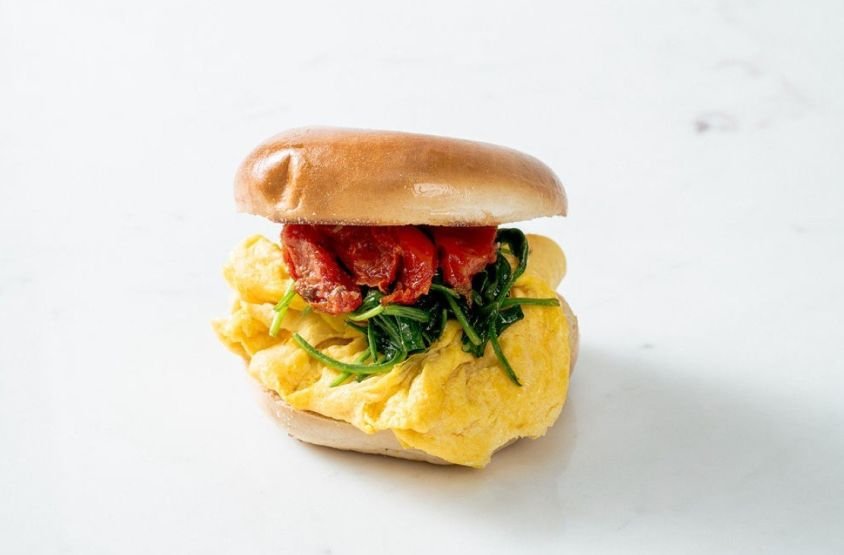 Veggie Bagel Sandwich