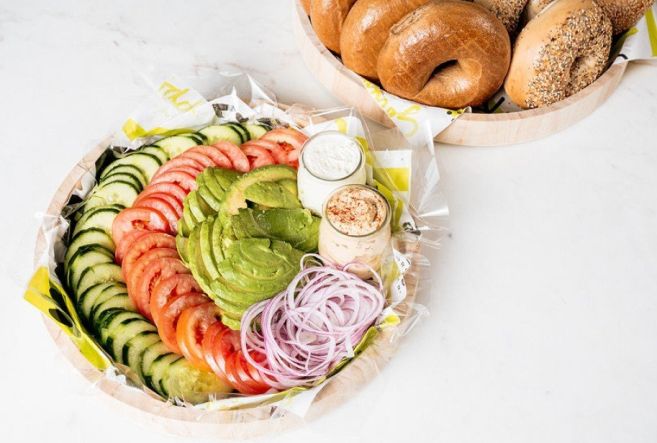 Bagels And Veggies