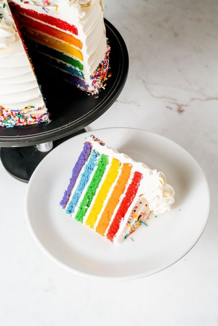 Goddess Rainbow Cake
