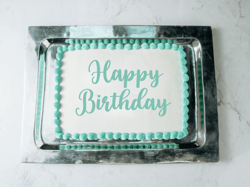 Celebration Sheet Cake