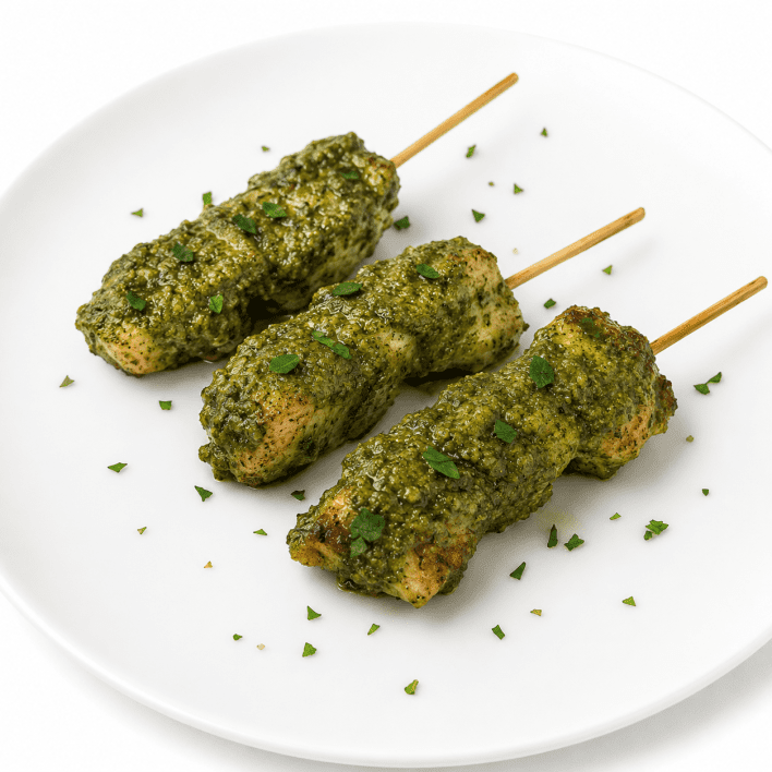 Pesto Chicken Skewers 