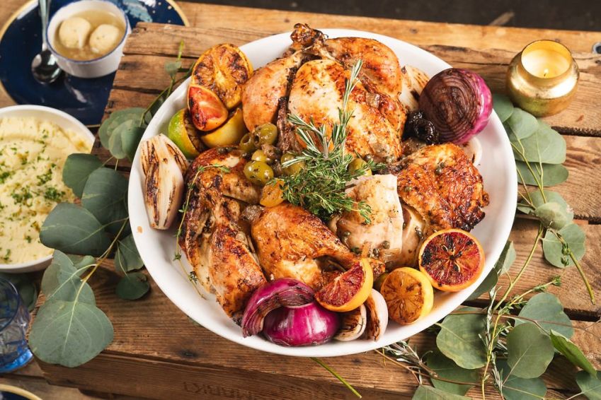 Rosh Hashanah - Entrées, Chicken Marbella