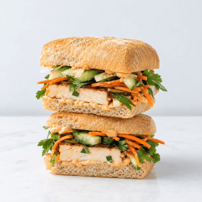 Barbecue Tofu Banh Mi 